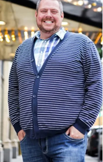 Bryce B. before the NutriWave program