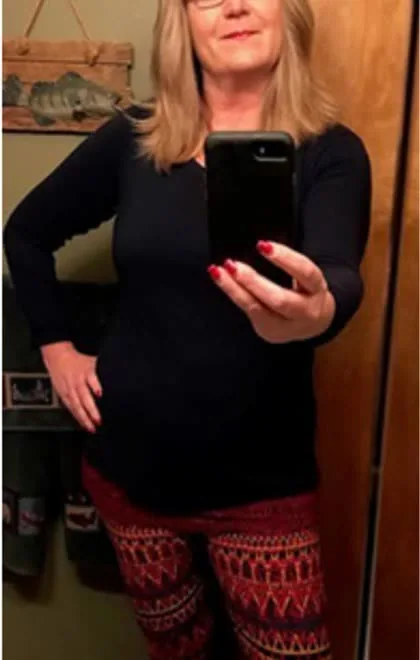 Dawn K. after the NutriWave program