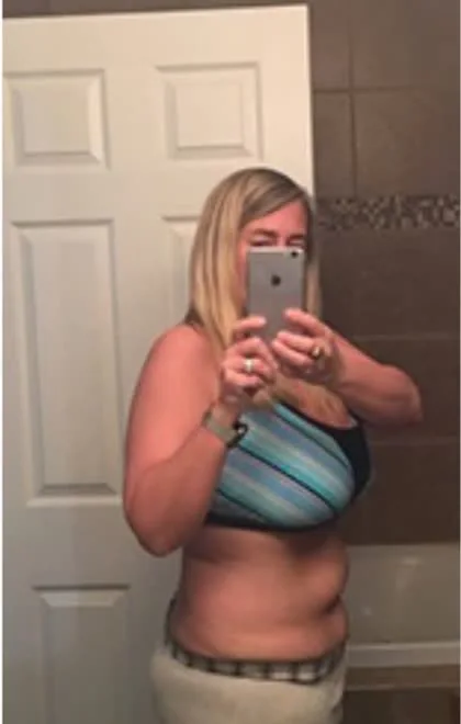 Kristen D. after the NutriWave program
