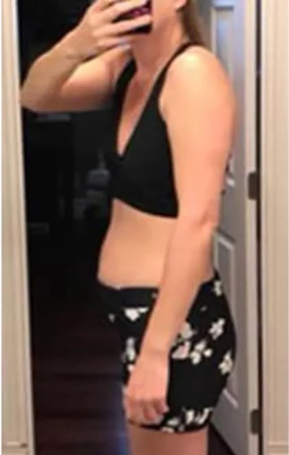 Sarah H. after the NutriWave program